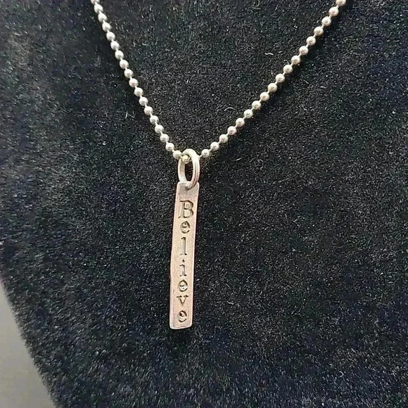 CLP Jewelry Sterling Silver Believe Necklace